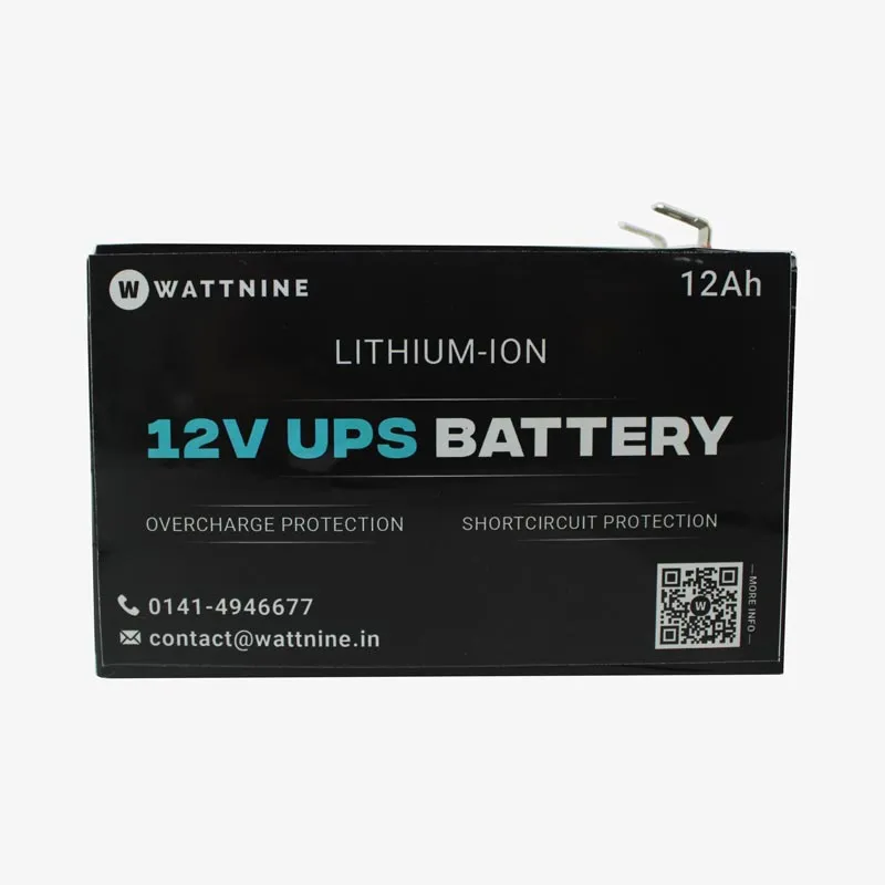 12V Lithium UPS Battery with Warranty - Lithium Replacment for Zebronics, APC, Artis and Others