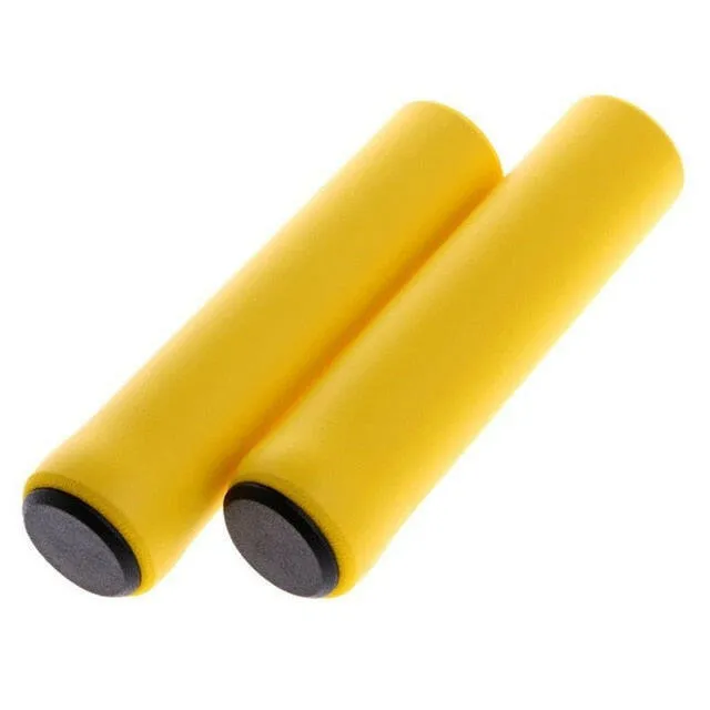 2pcs Soft Silicone Bicycle Handlebar Grips Outdoor MTB Road Bike Sponge Grips Cover Anti-slip Strong Support Grips Cycling Part