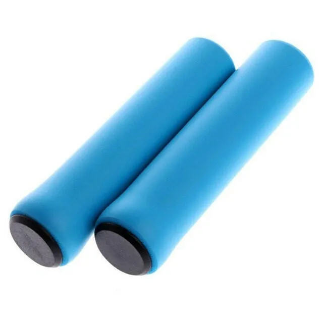 2pcs Soft Silicone Bicycle Handlebar Grips Outdoor MTB Road Bike Sponge Grips Cover Anti-slip Strong Support Grips Cycling Part