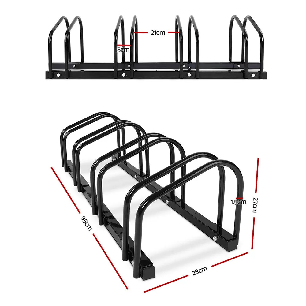 4-Bike Storage Rack, Powder-Coated Steel, Weisshorn