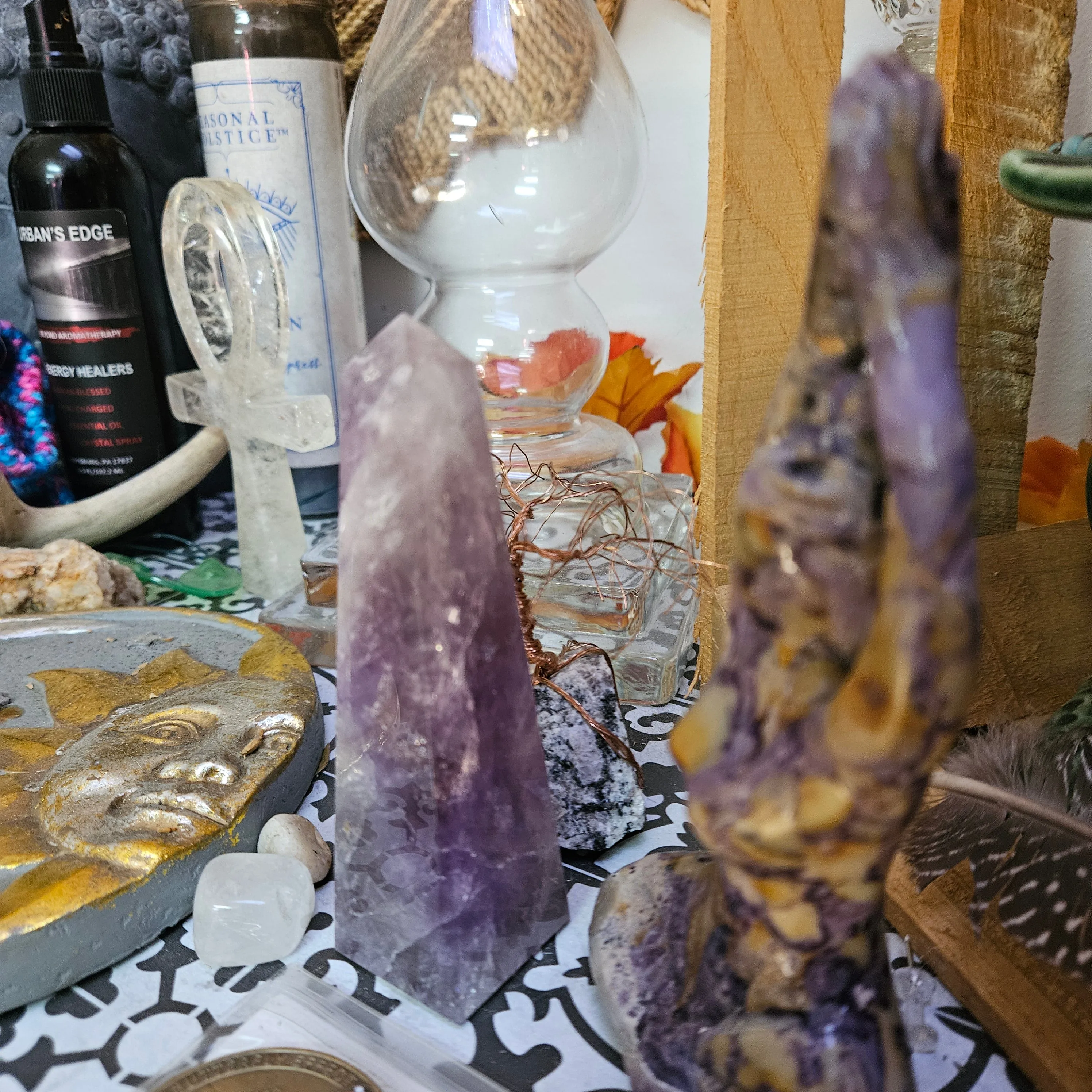 Amethyst Obelisk 4 1/4"