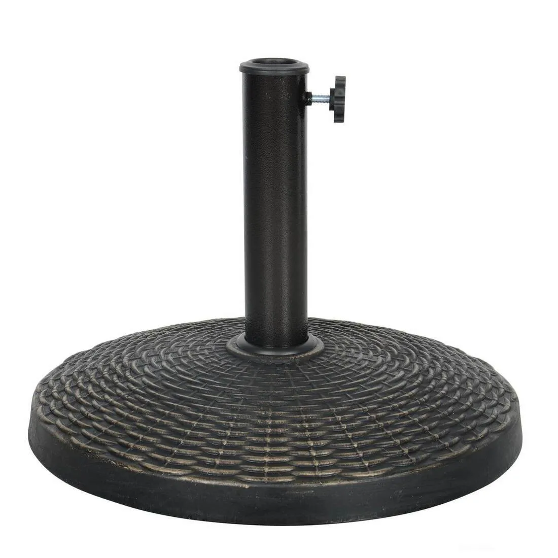 Azuma Weighted Parasol Base Stand Support Rattan Style Resin