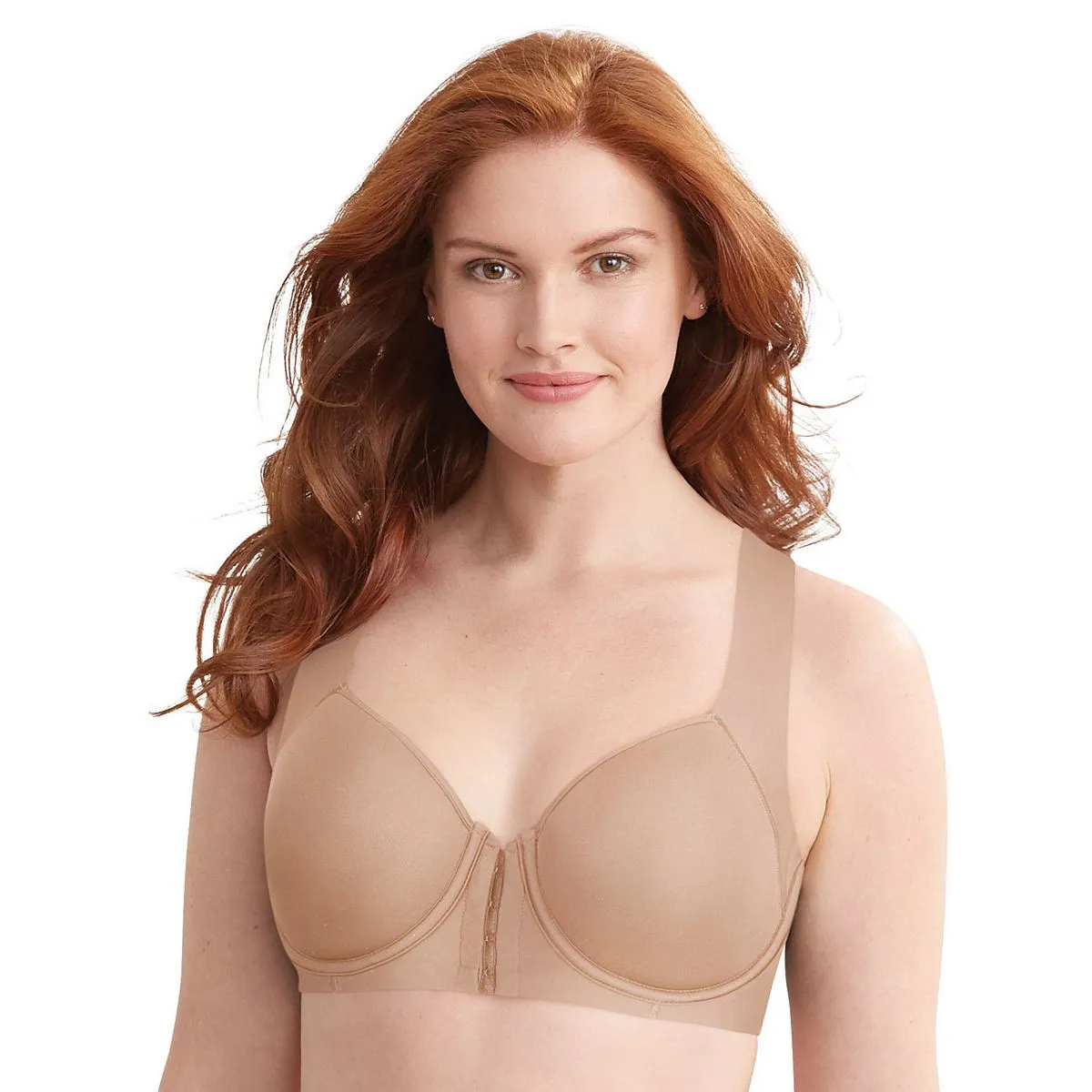 Bali Womens One Smooth U Posture Boost with EverSmooth Back Underwire Bra