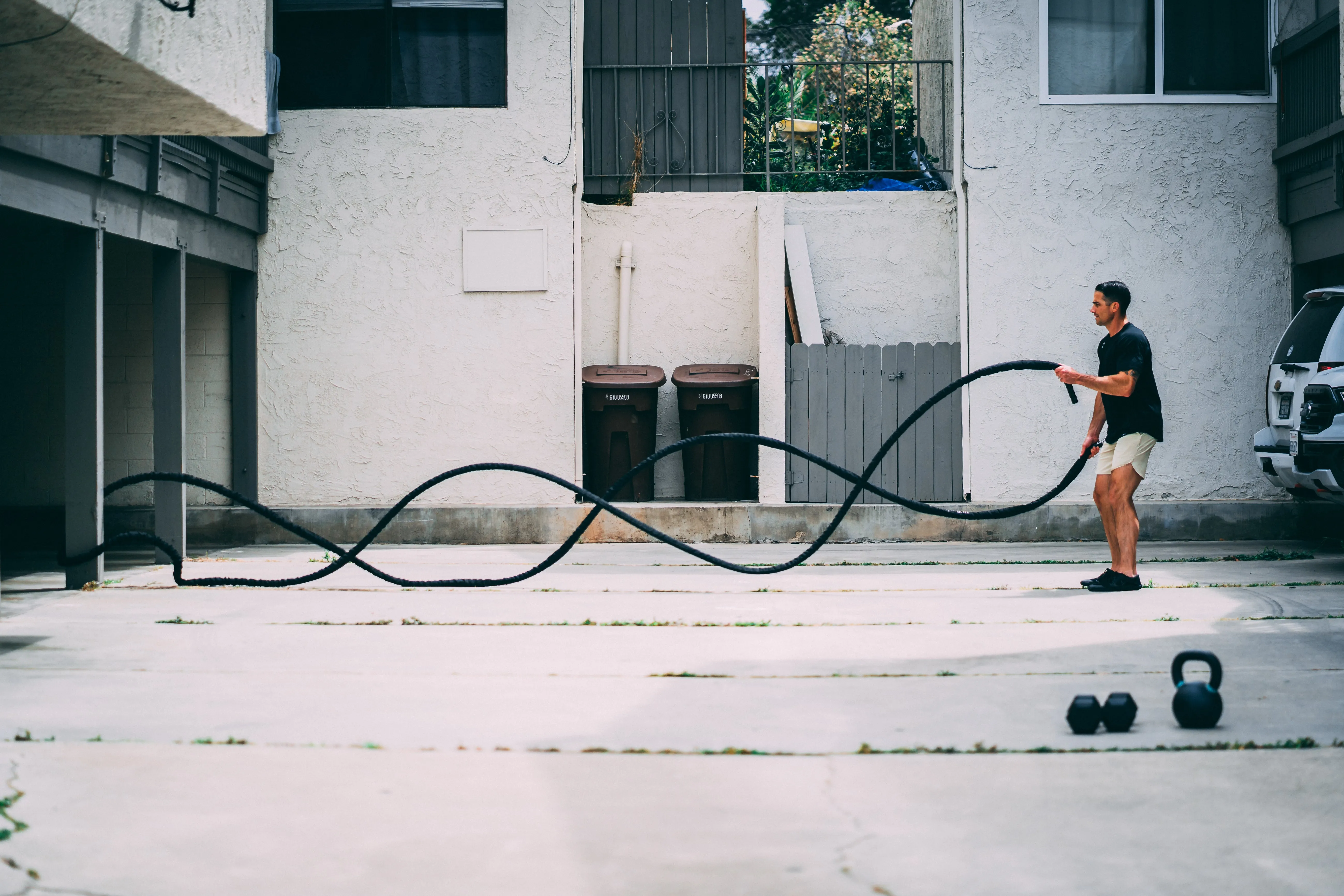 Battle Ropes - Canvas Covered - 1.5 Inch Diameter