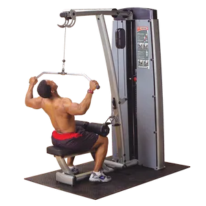 Body-Solid Pro Dual Lat & Mid Row Machine (210lb Weight Stack)