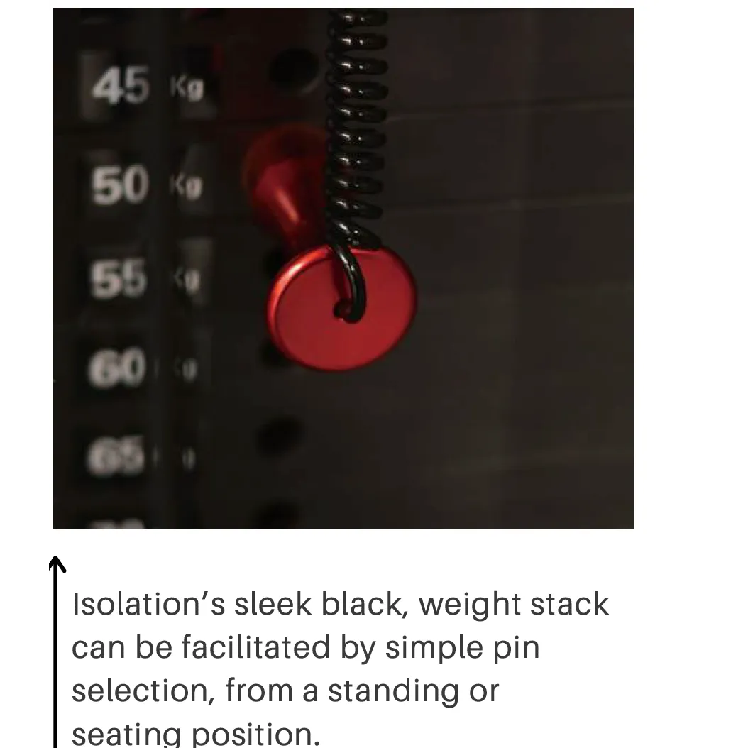 BodyKore Isolation Series – Selectorized Lat Pulldown/Seated Row