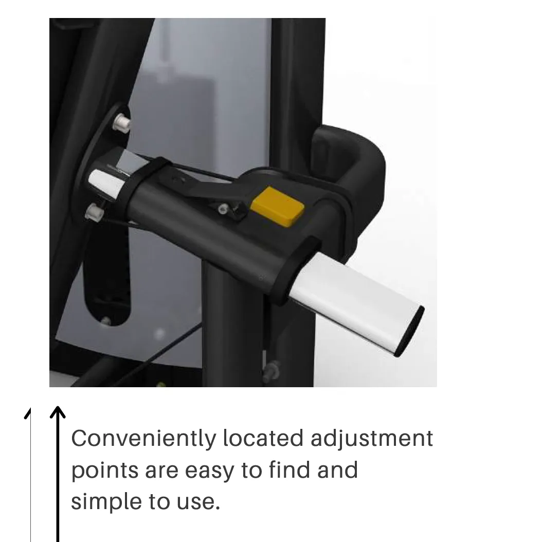 BodyKore Isolation Series – Selectorized Lat Pulldown/Seated Row