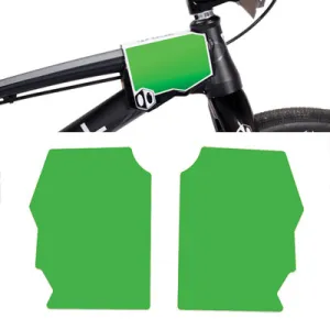 Box Phase 2 Side Plate Palette 2Pc Vinyl Decal,Green Two Side Palette  Bmxaccesso