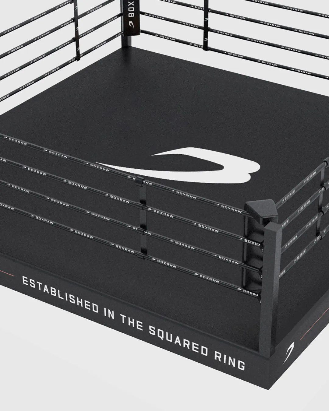 BOXRAW 12" Pro Training Boxing Ring - Black/Classic