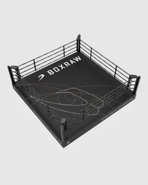 BOXRAW 12" Pro Training Boxing Ring - Black/Golden Ratio