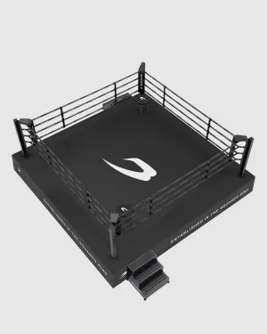 BOXRAW 36" Competition Boxing Ring - Black/Classic