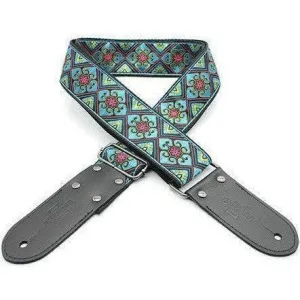 DSL 2" Jacquard Weaving Guitar Strap - Babylon Blue