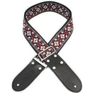 DSL 2" Jacquard Weaving Guitar Strap - Red House