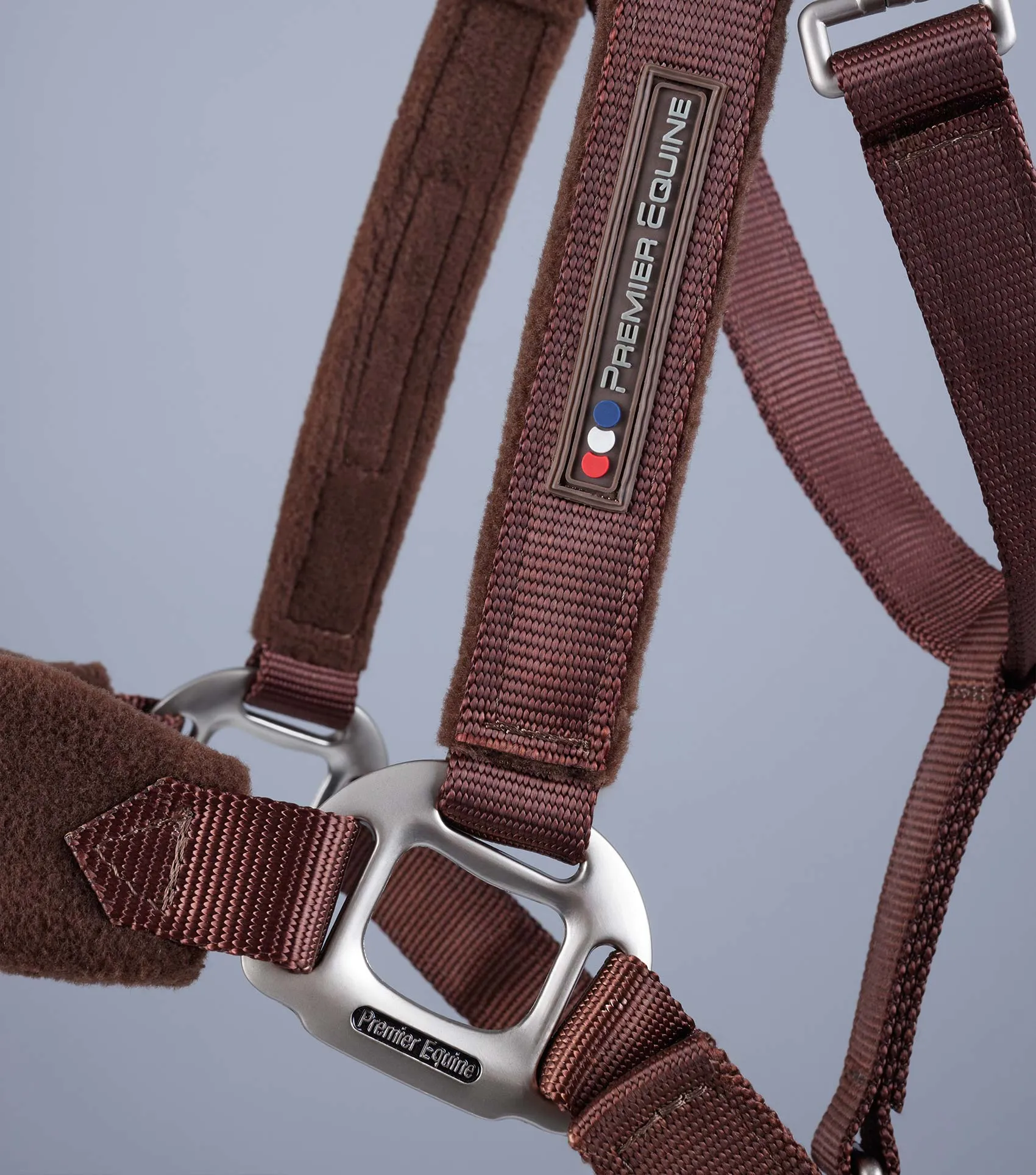 Fleece Padded Horse Head Collar Brown