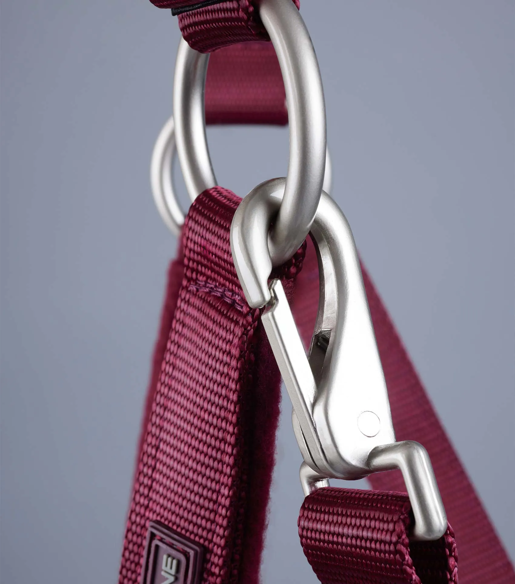 Fleece Padded Horse Head Collar Burgundy