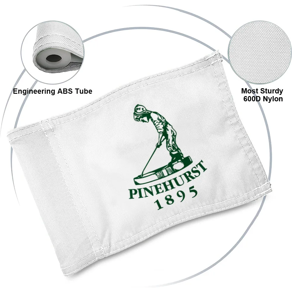 Fyon Pinehurst Famous Putter Boy Embroidered Golf Pin Flag Banner