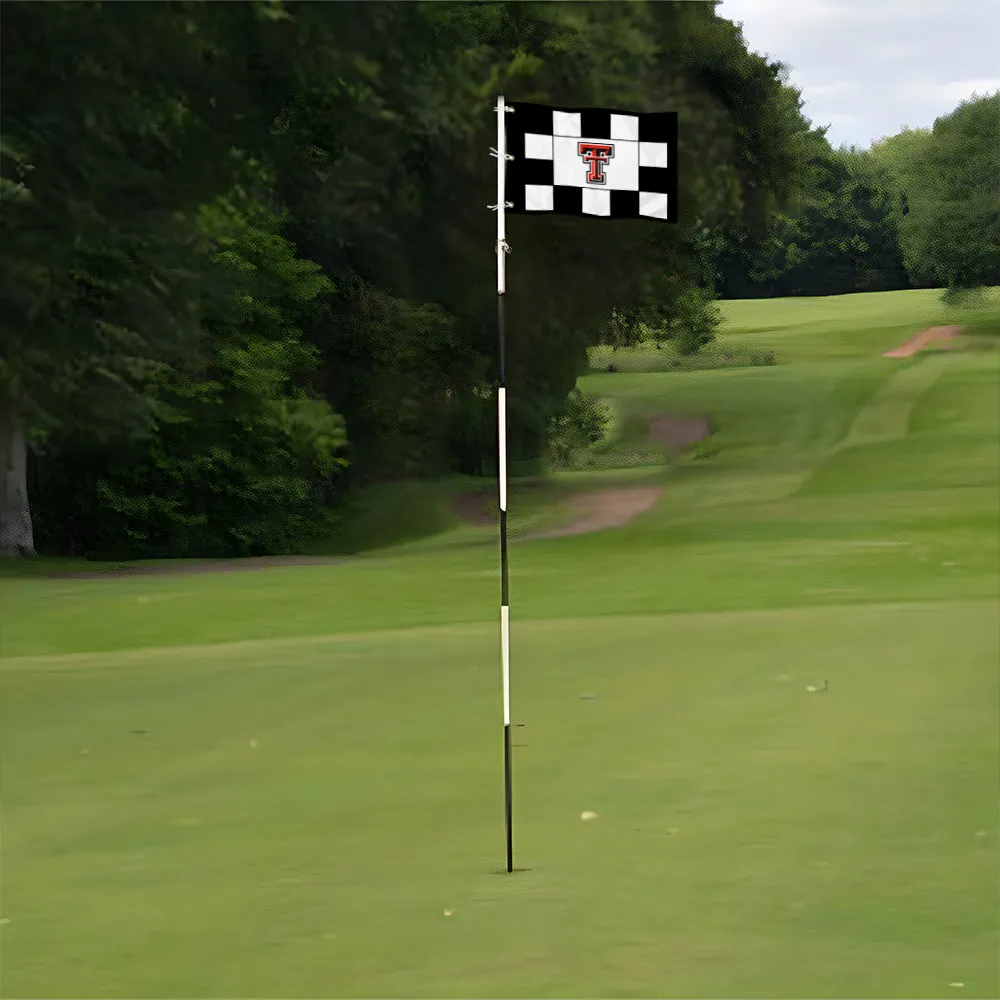 Fyon The Rawls Golf Course Texas Tech Lubbock Pin Flag Banner Grommets