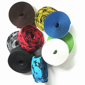 Hot Sale! 2015 New Arrival High Quality Colorful Cycling Handle Belt Bike Bicycle Cork Handlebar Tape Wrap  2 Bar HC0103