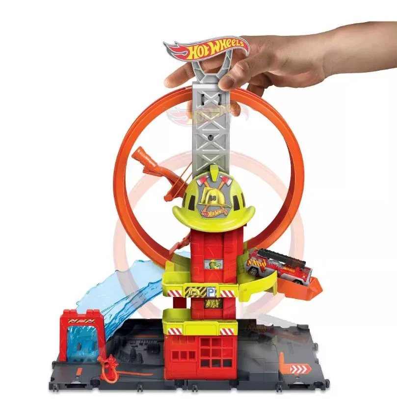 Hot Wheels City Super Fire Station Playset