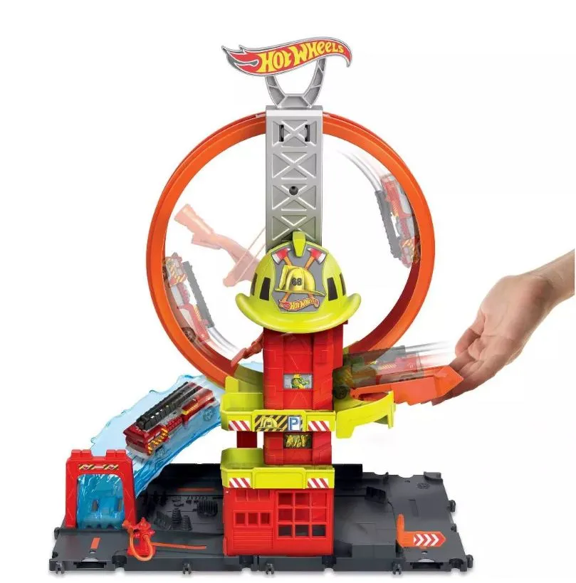 Hot Wheels City Super Fire Station Playset