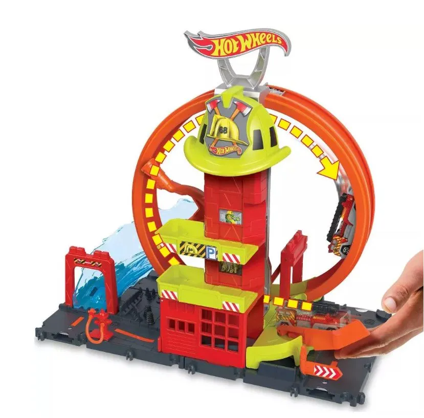 Hot Wheels City Super Fire Station Playset