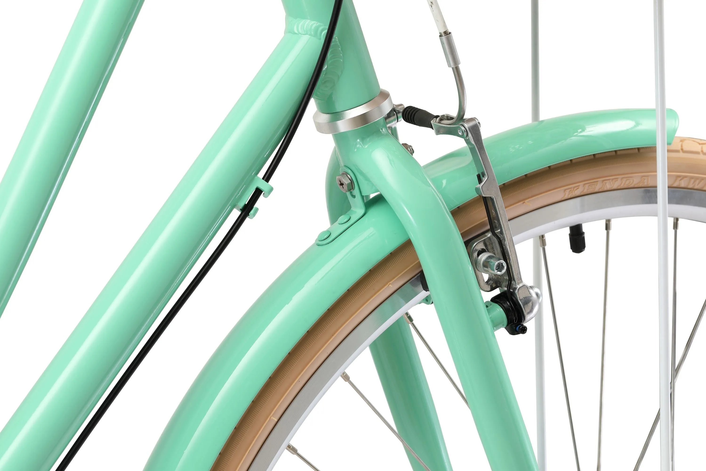 Ladies Deluxe Vintage Bike Mint Green