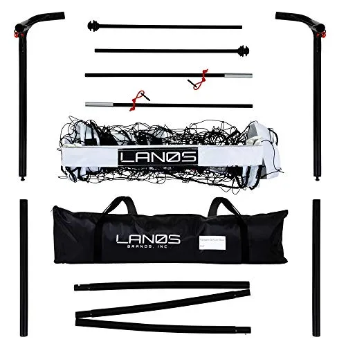 Lanos Portable Soccer Backyard Lightweight Soccer 6 x 4 Feet White