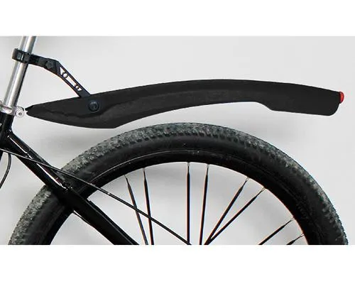 Mountain Bike Fenders with LED Light Adjustable Front and Rear Mudguard