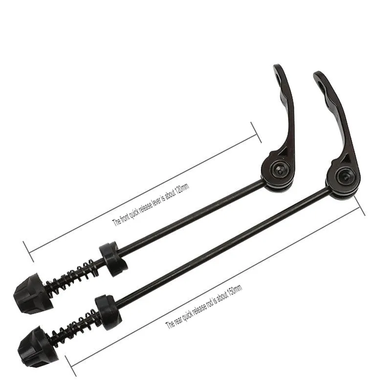 Mountain bike hub extended quick release rod single axle skin quick release equipment accessories front and rear set