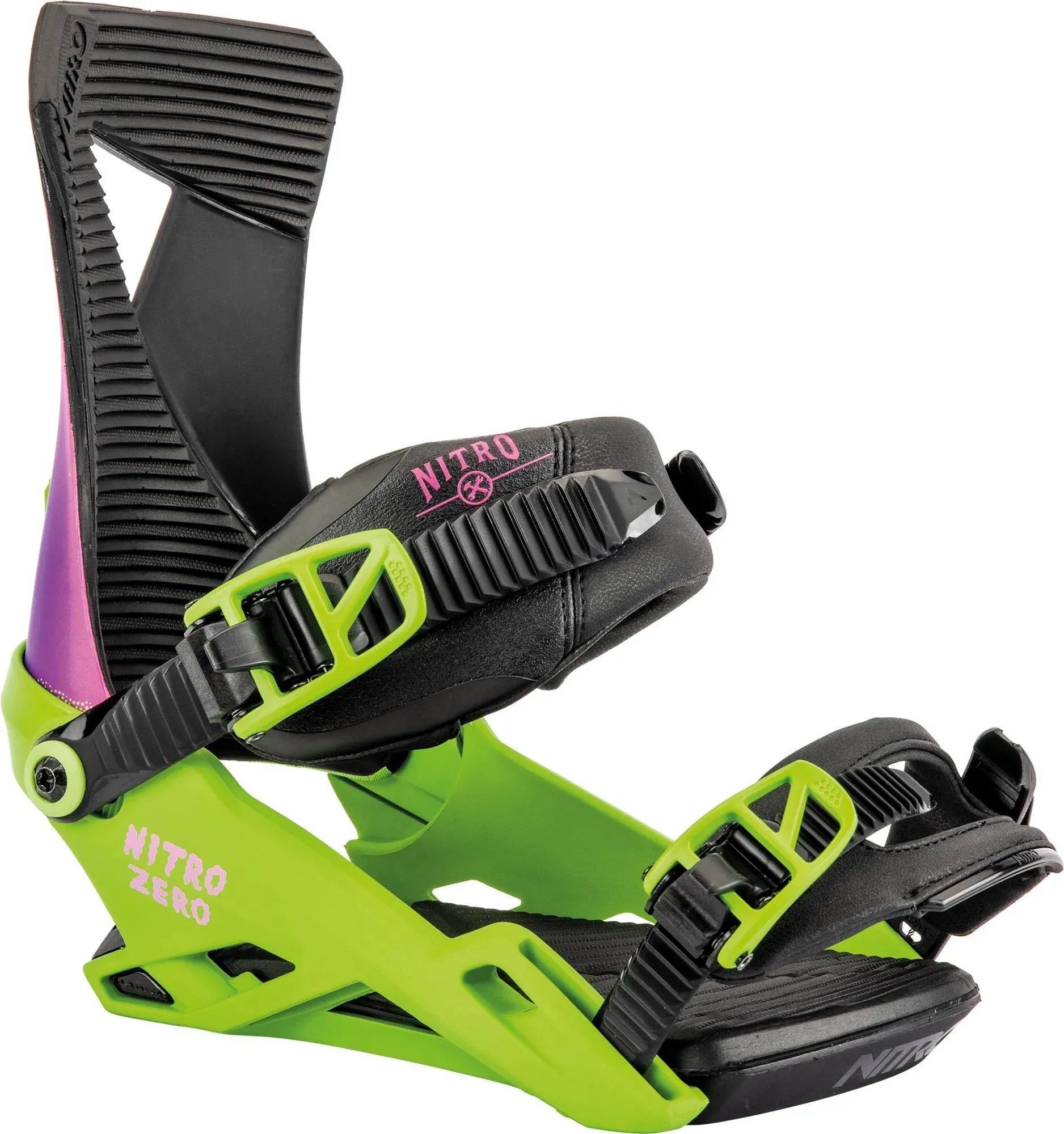 Nitro Zero Mens Snowboard Bindings Happy Place