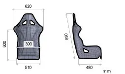 OMP First-R seat