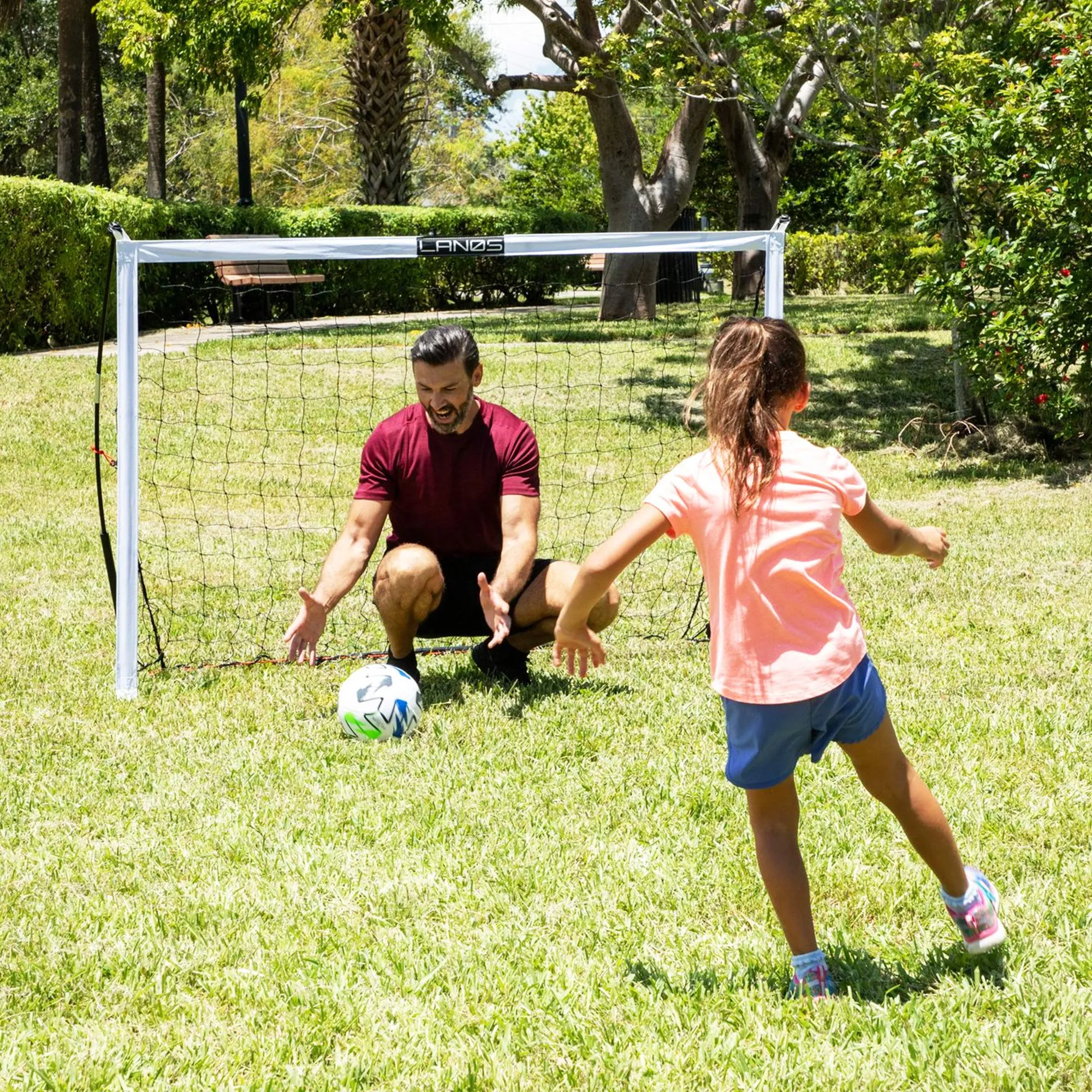 Portable Soccer Goal 6x4 Ft Carry Bag