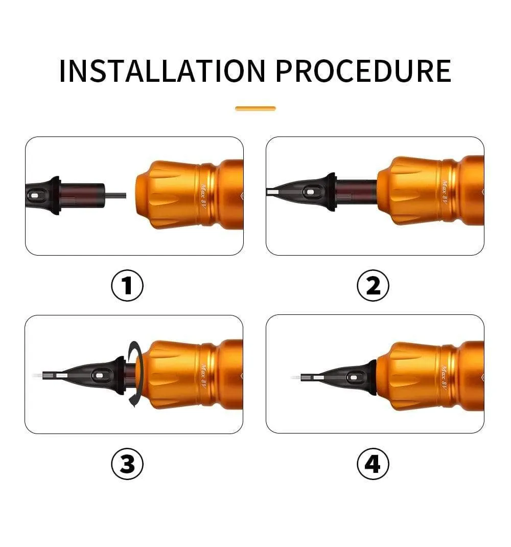 Professional Mini Rocket Tattoo Pen Cartridge Machine Rotary Tattoo Gun With Powerful Motor For Cartridge Needles Supplies