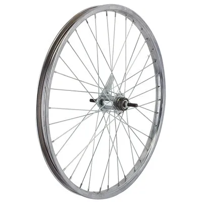 Rr Whl,24X1.75,Cp,Stl,36H 3/8'',Sw,Sil,110Mm,Cb,1S 24'' Steel Cruiser/Comfort Wheels  Wheels  24''