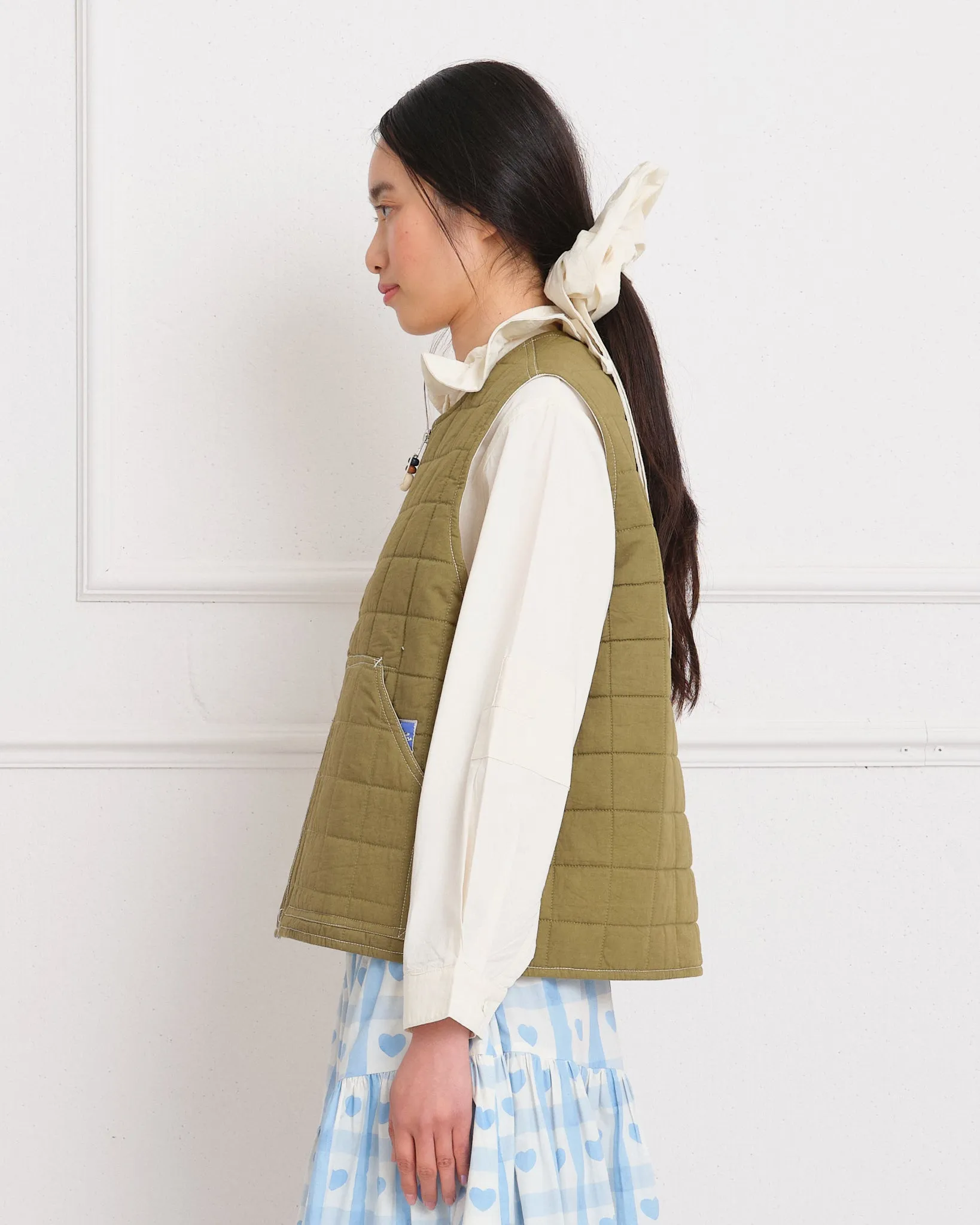 Saturn Vest - Olive Wonky-Wear