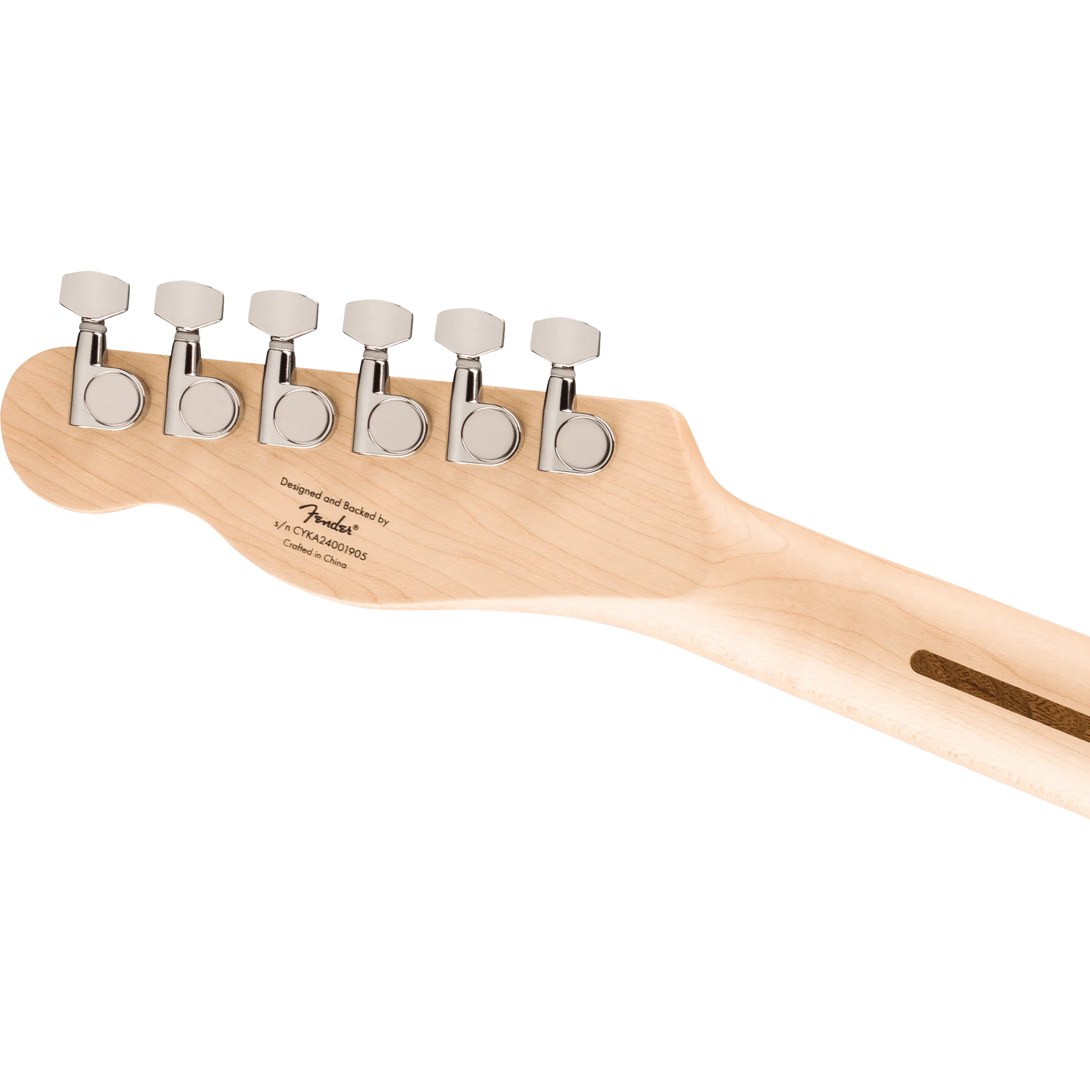 Squier Affinity Series™ Telecaster® Thinline Laurel Fingerboard in Olympic White