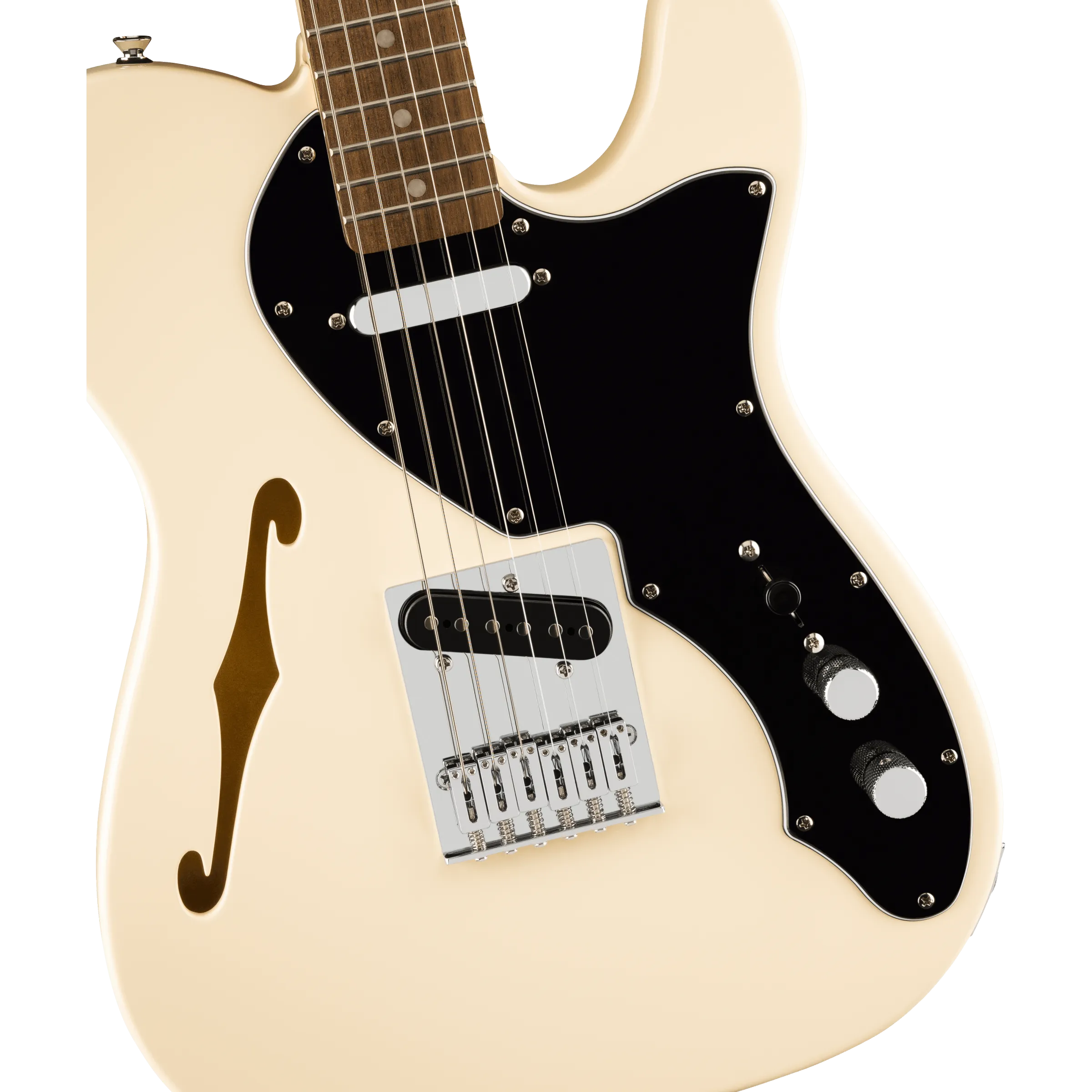 Squier Affinity Series™ Telecaster® Thinline Laurel Fingerboard in Olympic White