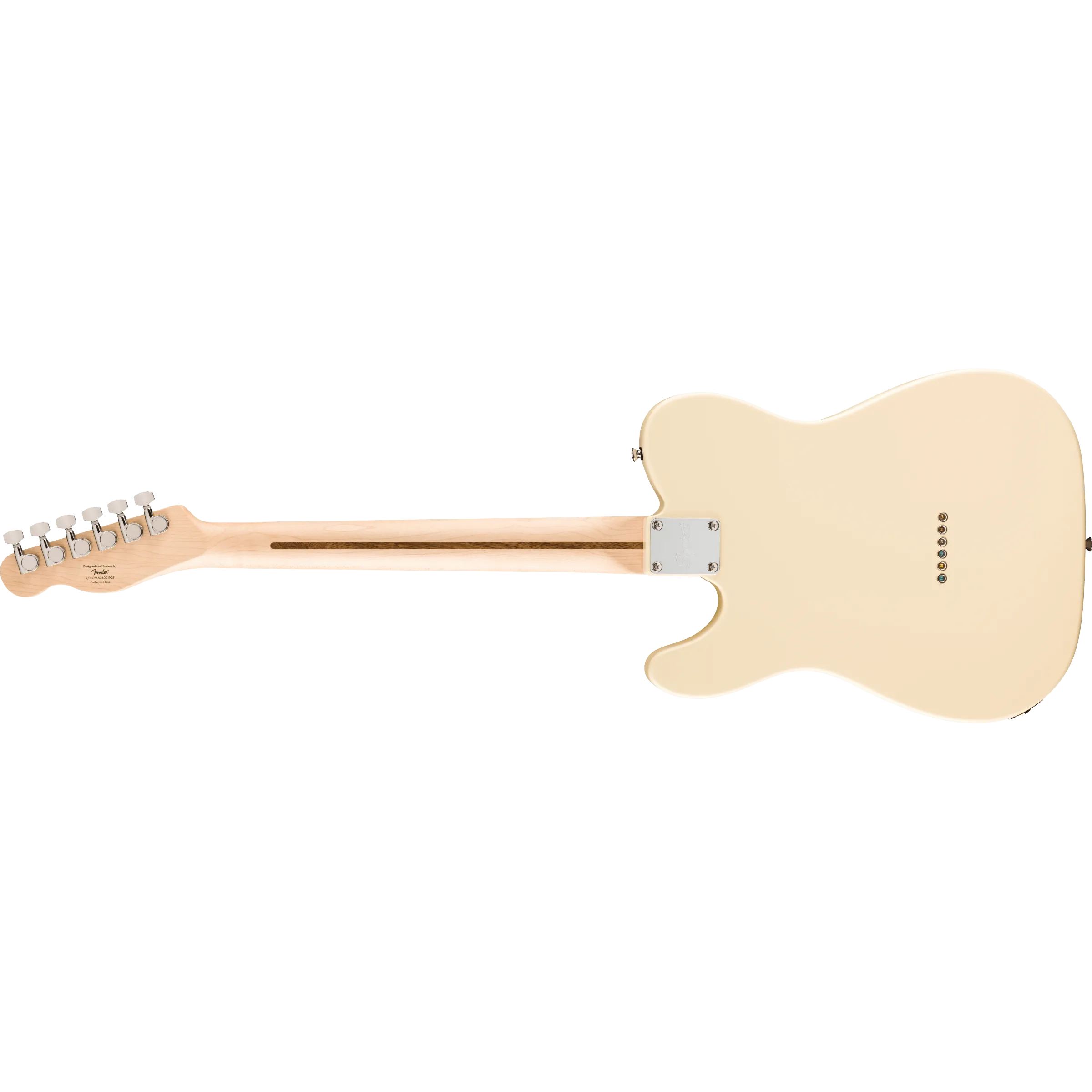 Squier Affinity Series™ Telecaster® Thinline Laurel Fingerboard in Olympic White