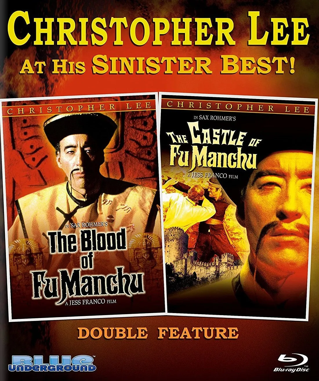 THE BLOOD OF FU MANCHU / THE CASTLE OF FU MANCHU BLU-RAY