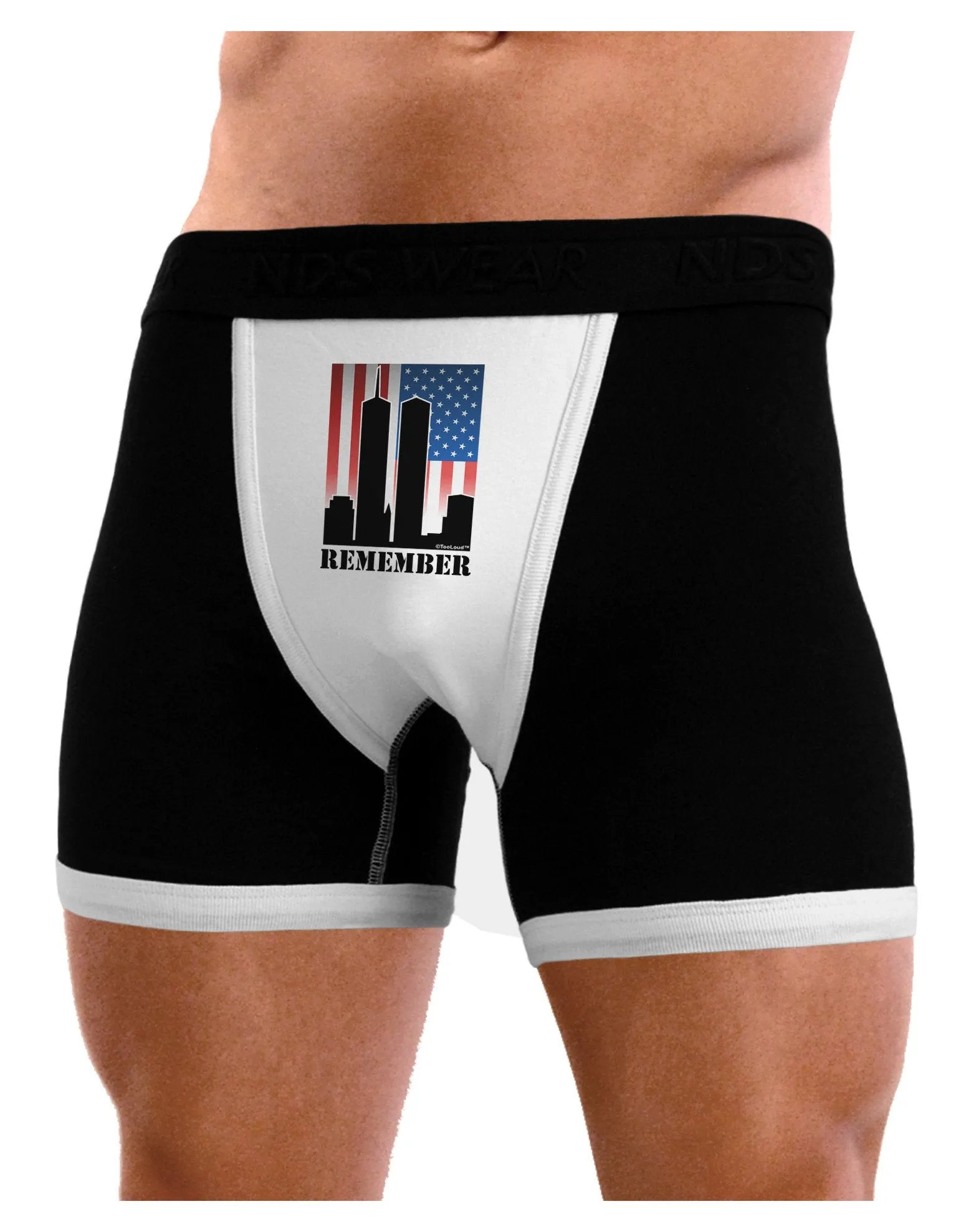 Twin Towers Remember Mens Boxer Brief Underwear