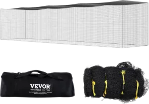 Vevor Baseball Batting Netting 55' x 12' x 12' Training Net Only with Door and Carry Bag New